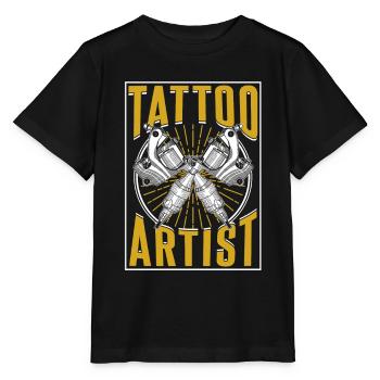Tattoo Artist Tattoo Studio Tattoo Tattoo - Stanley/Stella MINI CREATOR Kids’ T-Shirt - black - Front - Mikhail (115cm)