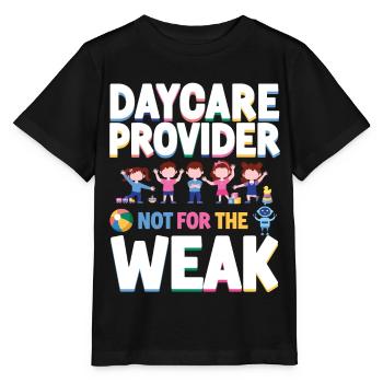 Childcare Daycare Provider Teacher - Stanley/Stella MINI CREATOR Kids’ T-Shirt - black - Front - Mikhail (115cm)