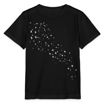 White Stardust - Stanley/Stella MINI CREATOR Kids’ T-Shirt - black - Front - Mikhail (115cm)