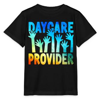 Childcare Daycare Provider Teacher - Stanley/Stella MINI CREATOR Kids’ T-Shirt - black - Front - Mikhail (115cm)