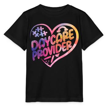 Childcare Daycare Provider Teacher - Stanley/Stella MINI CREATOR Kids’ T-Shirt - black - Front - Mikhail (115cm)