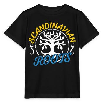 Skandinavische Wurzeln Schwedisch Skandinavien - Stanley/Stella Kinder T-Shirt MINI CREATOR  - Schwarz - Vorne - Mikhail (115cm)