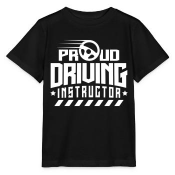 Proud Driving Instructor Driving Lesson Driving School Profession - Stanley/Stella MINI CREATOR Kids’ T-Shirt - black - Front - Mikhail (115cm)