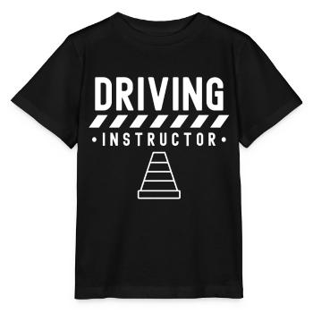 Moniteur de conduite Cours de conduite Auto-école Etudiant au volant - T-shirt bio MINI CREATOR Stanley/Stella Enfant - noir - Devant - Mikhail (115cm)