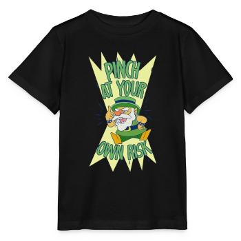 Pinch at your own risk Irish Irish Ireland - Stanley/Stella MINI CREATOR Kids’ T-Shirt - black - Front - Mikhail (115cm)
