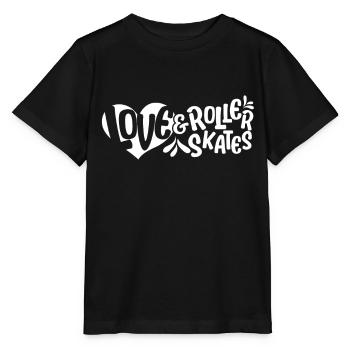 Roller Skates Roller Skating Love Gift Idea - Stanley/Stella MINI CREATOR Kids’ T-Shirt - black - Front - Mikhail (115cm)