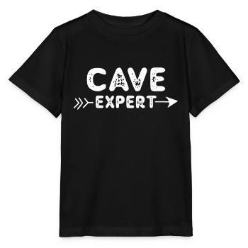 Höhlenexperte Höhle Cave Höhlenwandern Caving - Stanley/Stella Kinder T-Shirt MINI CREATOR  - Schwarz - Vorne - Mikhail (115cm)