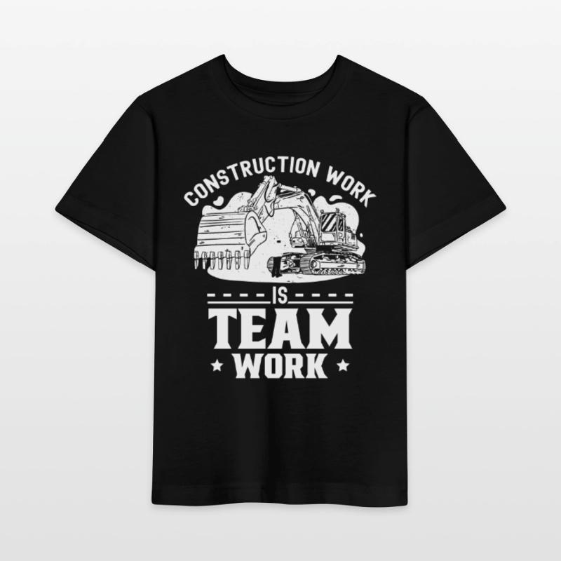 Construction work is teamwork Construction site Teamwork Construction Stanley/Stella MINI CREATOR Kids’ T-Shirt