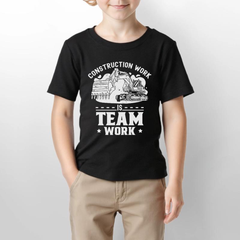 Construction work is teamwork Construction site Teamwork Construction Stanley/Stella MINI CREATOR Kids’ T-Shirt