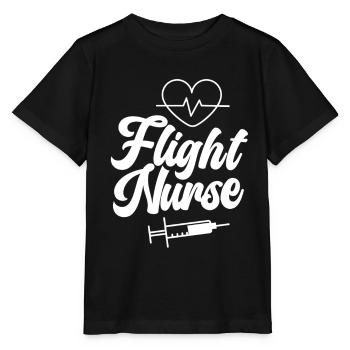 Flight Doctor Flight Nurse Flight Physician Profession - Stanley/Stella MINI CREATOR Kids’ T-Shirt - black - Front - Mikhail (115cm)