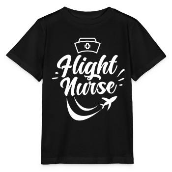 Flight Nurse Profession Flight Doctor Flight Physician - Stanley/Stella MINI CREATOR Kids’ T-Shirt - black - Front - Mikhail (115cm)