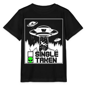 Alien Gift Extraterrestrial Ufo Area 51 Sci-fi - Stanley/Stella MINI CREATOR Kids’ T-Shirt - black - Front - Mikhail (115cm)