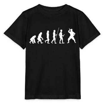 Ninja - T-shirt bio MINI CREATOR Stanley/Stella Enfant - noir - Devant - Mikhail (115cm)