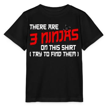 Ninja Ninjutsu Judo Katana Enfants Shuriken Guerrier - T-shirt bio MINI CREATOR Stanley/Stella Enfant - noir - Devant - Mikhail (115cm)