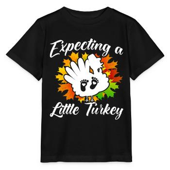 Pregnancy Announcement Baby Announcement - Stanley/Stella MINI CREATOR Kids’ T-Shirt - black - Front - Mikhail (115cm)