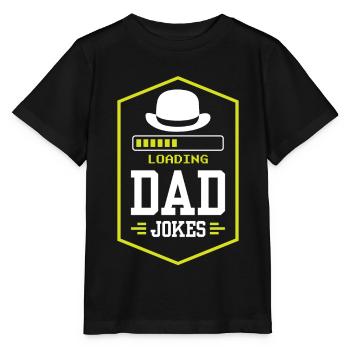 Dad Joke Papa Joke Jokes Father - Stanley/Stella MINI CREATOR Kids’ T-Shirt - black - Front - Mikhail (115cm)