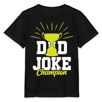 Dad Joke Papa Joke Father Jokes - Stanley/Stella MINI CREATOR Kids’ T-Shirt - black - Front - Mikhail (115cm)