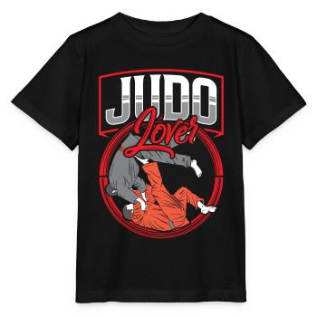 Amateurs de Judo Hobby Judoka Arts Martiaux Arts Martiaux Arts Martiaux - T-shirt bio MINI CREATOR Stanley/Stella Enfant - noir - Devant - Mikhail (115cm)