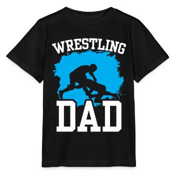 Wrestling Dad Wrestler Ringen Ringkampf Ringer - Stanley/Stella MINI CREATOR Kids’ T-Shirt - black - Front - Mikhail (115cm)