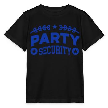 Party Security Security Security Guard - Stanley/Stella MINI CREATOR Kids’ T-Shirt - black - Front - Mikhail (115cm)