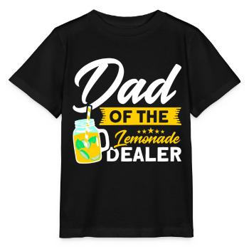 Jus de citron Jus de citron Limonade - T-shirt bio MINI CREATOR Stanley/Stella Enfant - noir - Devant - Mikhail (115cm)