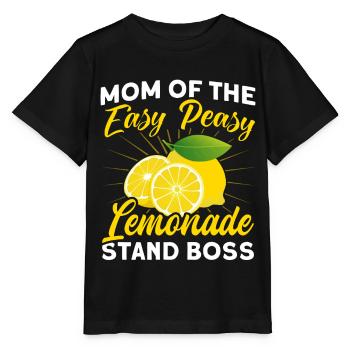 Jus de citron Jus de citron Limonade - T-shirt bio MINI CREATOR Stanley/Stella Enfant - noir - Devant - Mikhail (115cm)