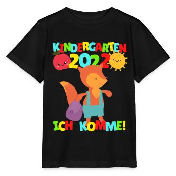 Kindergarten I'm coming Fuchs Kindergarten Child 2022 - Stanley/Stella MINI CREATOR Kids’ T-Shirt - black - Front - Mikhail (115cm)
