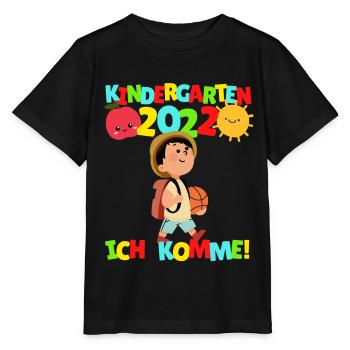 Maternelle Je viens Jeune enfant de maternelle 2022 - T-shirt bio MINI CREATOR Stanley/Stella Enfant - noir - Devant - Mikhail (115cm)