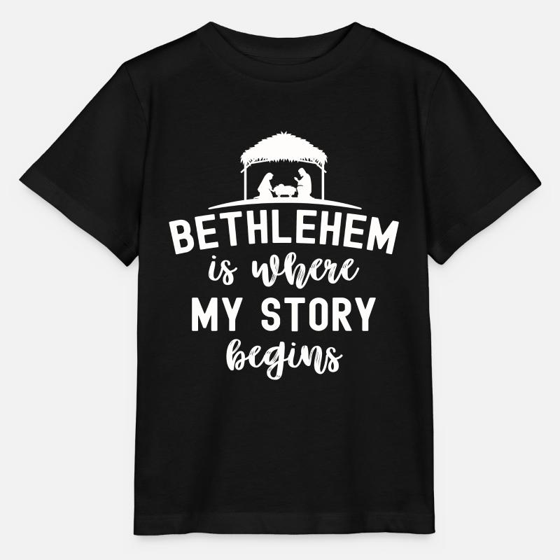Christianisme - T-shirt bio MINI CREATOR Stanley/Stella Enfant - noir