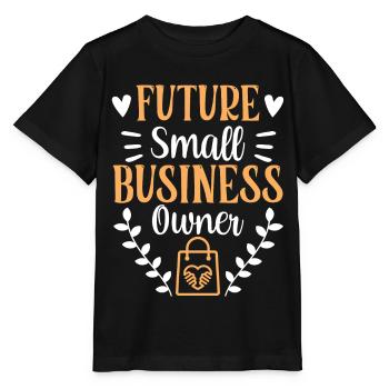 Zukünftiger Geschäftsinhaber Unternehmer Gründer - Stanley/Stella Kinder T-Shirt MINI CREATOR  - Schwarz - Vorne - Mikhail (115cm)