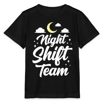 Night Shift Team Work Night Shift Colleague - Stanley/Stella MINI CREATOR Kids’ T-Shirt - black - Front - Mikhail (115cm)