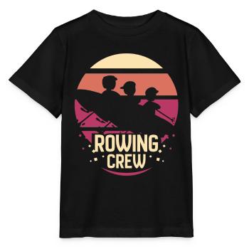 Rowing Team Rowing Rowing Boat Rowing Rowing - Stanley/Stella MINI CREATOR Kids’ T-Shirt - black - Front - Mikhail (115cm)