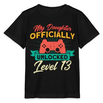 Ma fille Famille LVL déverrouillée - T-shirt bio MINI CREATOR Stanley/Stella Enfant - noir - Devant - Mikhail (115cm)