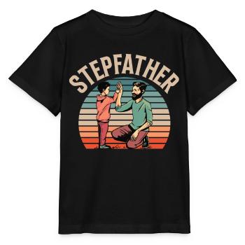 Beau-père Beau-père Beau-père Fête des pères - T-shirt bio MINI CREATOR Stanley/Stella Enfant - noir - Devant - Mikhail (115cm)