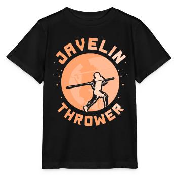 Lancer du javelot Lancer du javelot Lancer du javelot Lancer du javelot - T-shirt bio MINI CREATOR Stanley/Stella Enfant - noir - Devant - Mikhail (115cm)