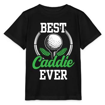 Best Caddie Ever Golfer Golf golf - Stanley/Stella MINI CREATOR Kids’ T-Shirt - black - Front - Mikhail (115cm)