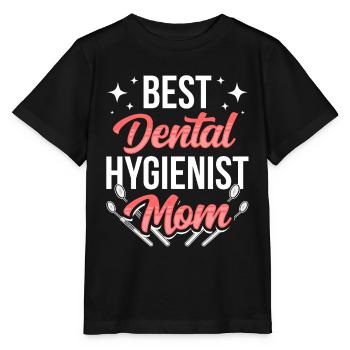 Dental Hygienist Mama Dental Hygienist Dentist - Stanley/Stella MINI CREATOR Kids’ T-Shirt - black - Front - Mikhail (115cm)