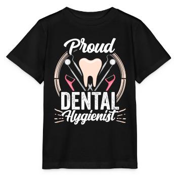 Proud Dental Hygienist Dentist Dental Hygiene - Stanley/Stella MINI CREATOR Kids’ T-Shirt - black - Front - Mikhail (115cm)