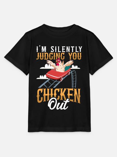 Roller Coaster I'm Silently - Stanley/Stella Kinder T-Shirt MINI CREATOR  - Schwarz