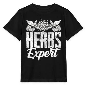 Herb Expert Herb Herb Garden - T-shirt bio MINI CREATOR Stanley/Stella Enfant - noir - Devant - Mikhail (115cm)