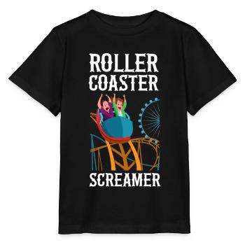 Roller Coaster Roller Coaster - Stanley/Stella MINI CREATOR Kids’ T-Shirt - black - Front - Mikhail (115cm)
