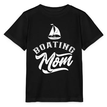 Boating Mother Boating Boat Boat Boat Yacht - Stanley/Stella MINI CREATOR Kids’ T-Shirt - black - Front - Mikhail (115cm)
