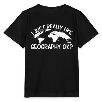 Ich Mag Geografie Einfach Sehr Okay? Beruf - Stanley/Stella Kinder T-Shirt MINI CREATOR  - Schwarz - Vorne - Mikhail (115cm)