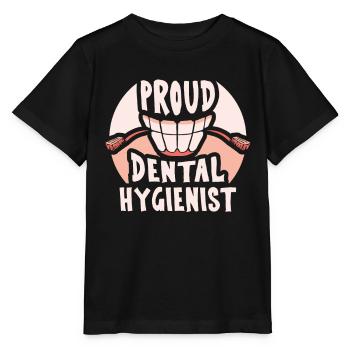Proud Dental Hygienist Dental Hygiene Dentist - Stanley/Stella MINI CREATOR Kids’ T-Shirt - black - Front - Mikhail (115cm)