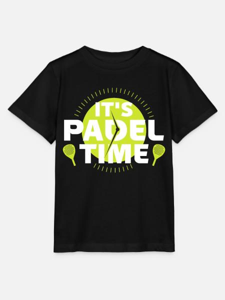 It's Padel Time Padel Zeit Noch eine Padel Game - Stanley/Stella Kinder T-Shirt MINI CREATOR - Schwarz