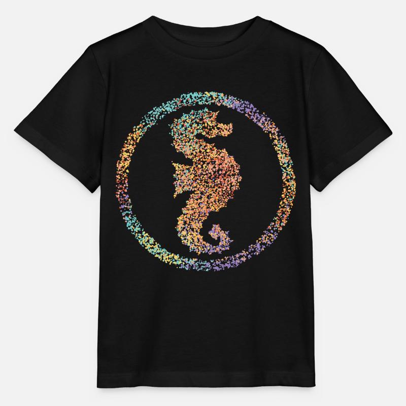 Seepferdchen Schwimmabzeichen Schwimmschule - Stanley/Stella Kinder T-Shirt MINI CREATOR  - Schwarz