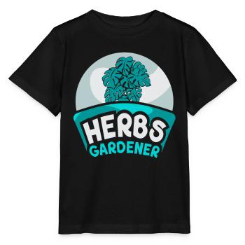 Herb Gardener Herb Herb Garden Herbalisme - T-shirt bio MINI CREATOR Stanley/Stella Enfant - noir - Devant - Mikhail (115cm)