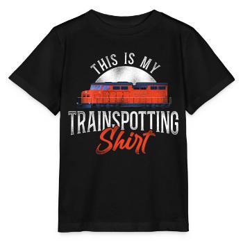 Conducteur de train diesel de marchandises - T-shirt bio MINI CREATOR Stanley/Stella Enfant - noir - Devant - Mikhail (115cm)