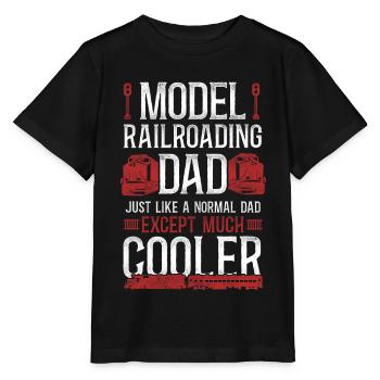 Conducteur de train diesel de marchandises - T-shirt bio MINI CREATOR Stanley/Stella Enfant - noir - Devant - Mikhail (115cm)