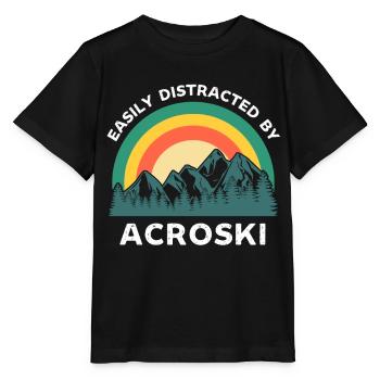 Facilement distrait par Acroski - T-shirt bio MINI CREATOR Stanley/Stella Enfant - noir - Devant - Mikhail (115cm)